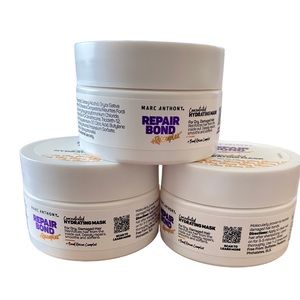 ⚫️ x3 Marc Anthony Repair Bond and Rescuplex Hydrating Mask